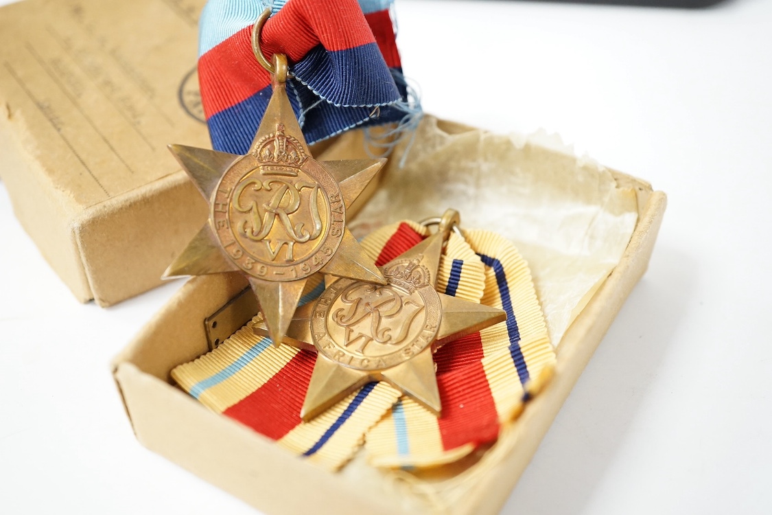 Eleven mainly WWII medals, including